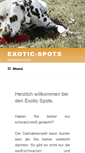 Mobile Screenshot of exotic-spots.de
